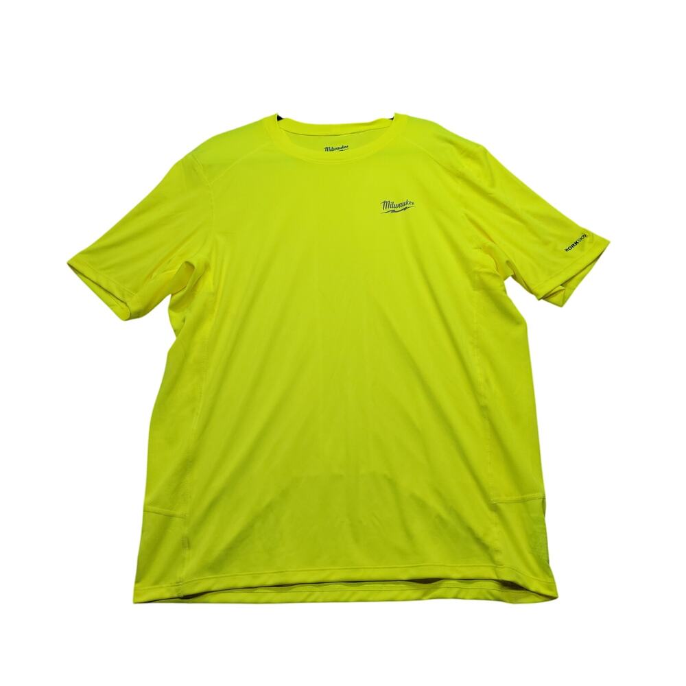 Milwaukee WORKSKIN 414HV-XL Hi Vis Performance Work Shirt Mens XL NWT